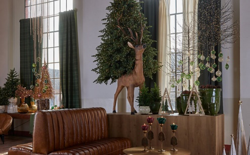 Brad artificial Pino Argentato de Lux cu telecomanda si 3000 Mini Led, PE, 180 cm, verde - BraziPremium.ro [8]