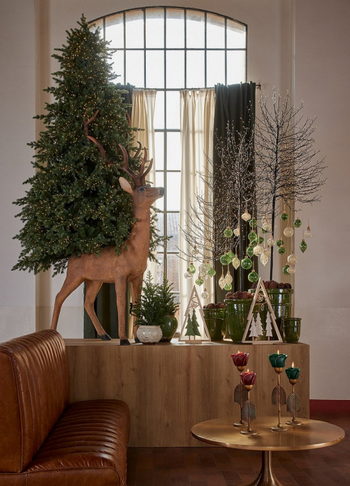 Brad artificial Pino Argentato de Lux cu telecomanda si 3000 Mini Led, PE, 180 cm, verde - BraziPremium.ro [7]