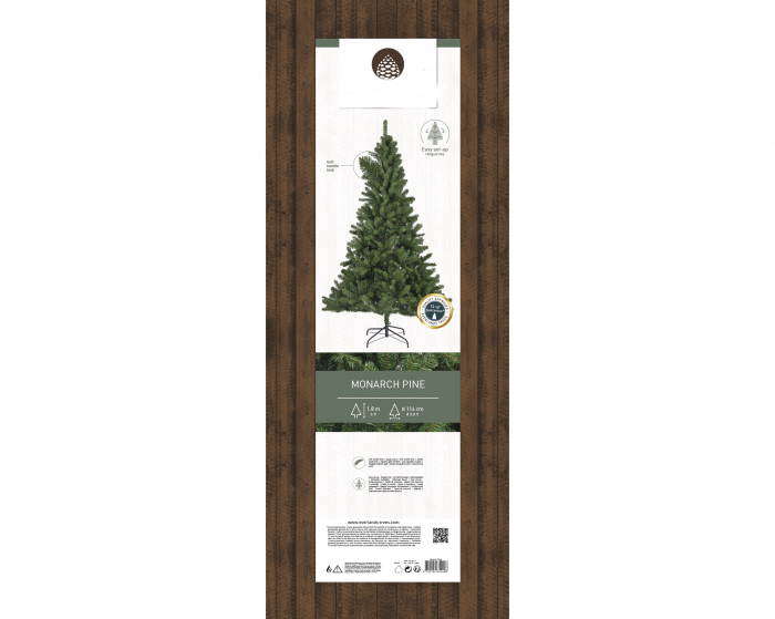 Brad artificial Monarch pine, 210 cm, PVC, verde - BraziPremium.ro [6]