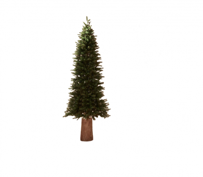 Brad artificial Pin Slim, 210 cm, PE, verde-BraziPremium.ro [6]