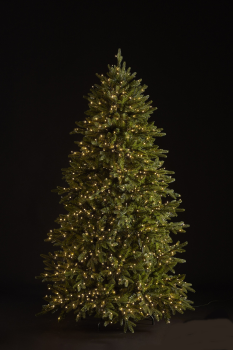 Brad artificial Pino Cristallo cu lumini, 2500 MiniLed,  240 cm, verde [2]