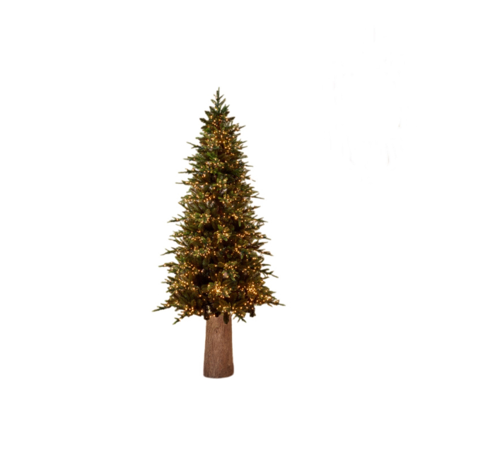 Brad artificial Pino Luxury cu lumini, ace 3D, 180 cm, 2000 LED uri, PE, verde  - BraziPremium.ro [3]