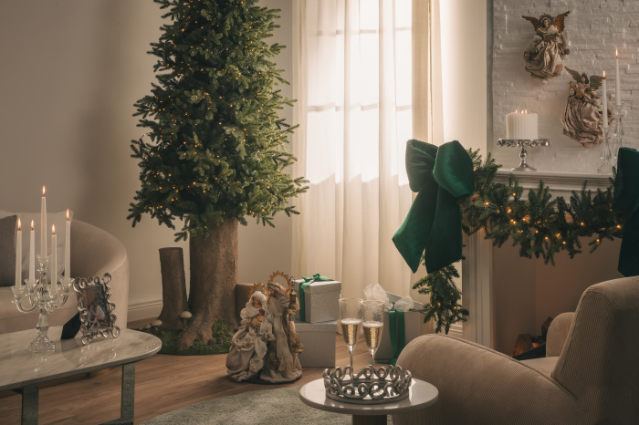 Brad artificial Pino LuxuryNew cu lumini si telecomanda, 210 cm, 3000 LED uri,  verde [7]