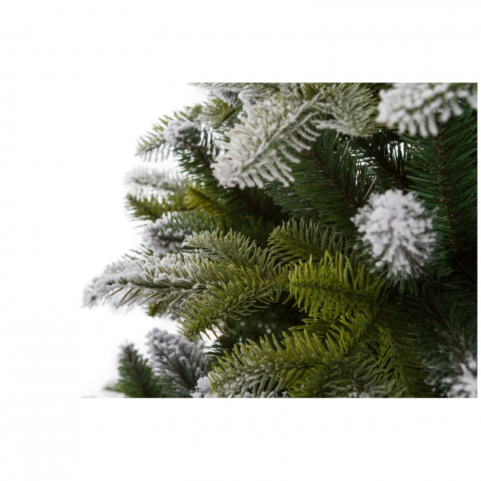 Brad artificial Premium Rocky Mountain cu merisoare, conuri si zapada , PE+PVC, 250 cm, verde - BraziPremium.ro [7]