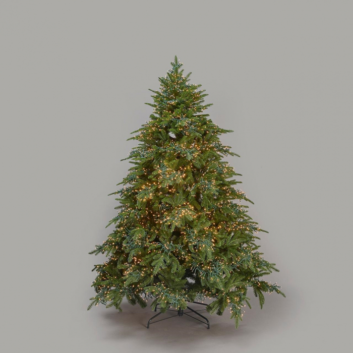 ​Brad artificial impermeabil Pin Spark de Lux cu 5060 Mini Led, exterior-interior, PE, 180 cm, verde  - BraziPremium.ro [9]