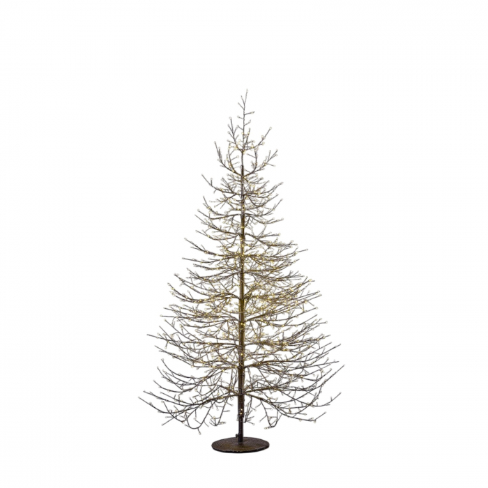 Brad decorativ Albero Faggio, 1940 MicroLED, 180 cm, IP44, exterior/interior, negru - BraziPremium By OLLMA [4]