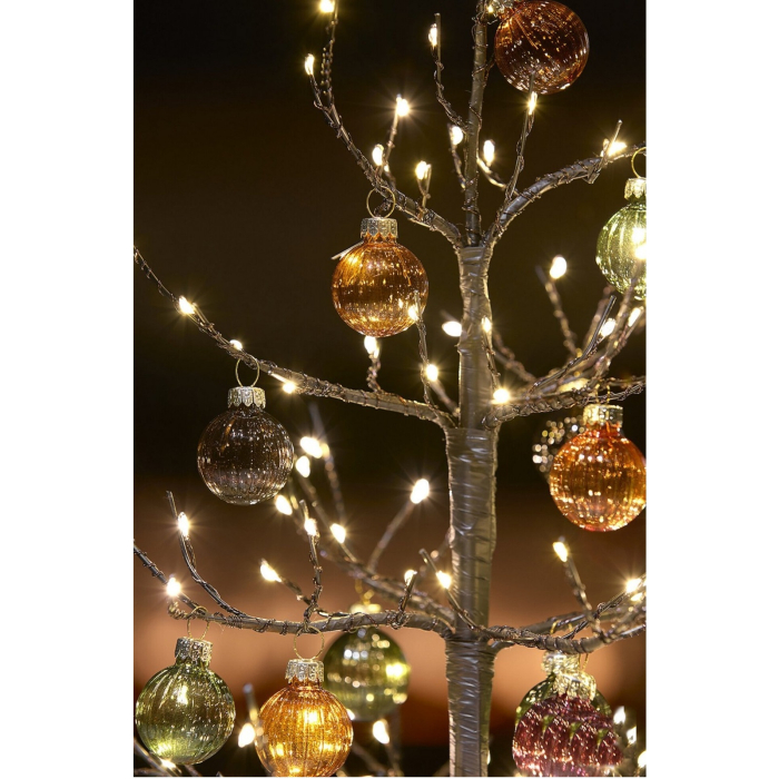 Copac decorativ Albero Faggio, 90 MiniLED, interior, 45x10 cm, negru​​​​​​​ - BraziPremium By OLLMA [7]