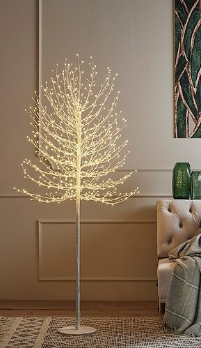 Copac Faggio decorativ Craciun cu 900 led uri, 180 cm   - BraziPremium.ro [5]