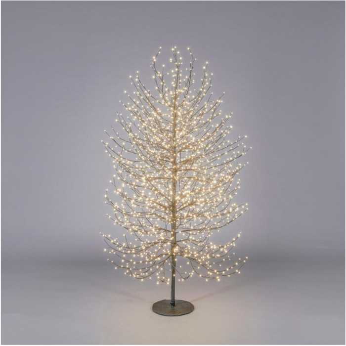 Copac decorativ Faggio, 2000 LED, 180 cm, IP44, negru - BraziPremium By OLLMA [6]
