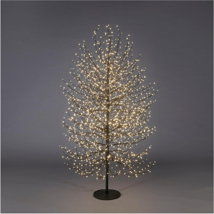 Copac decorativ Faggio, 2000 LED, 180 cm, IP44, negru - BraziPremium By OLLMA [5]