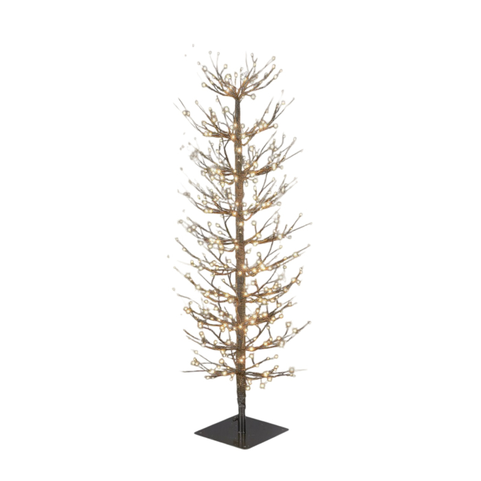 Copac decorativ Faggio, 400 LED, 120x40 cm, IP44, negru​​​​​​​ - BraziPremium By OLLMA [5]