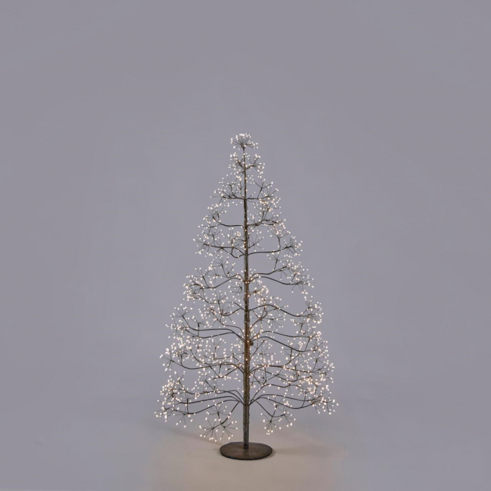 Copac Faggio Ciuff decorativ Craciun cu 1500 leduri, 150 cm   - BraziPremium.ro [5]