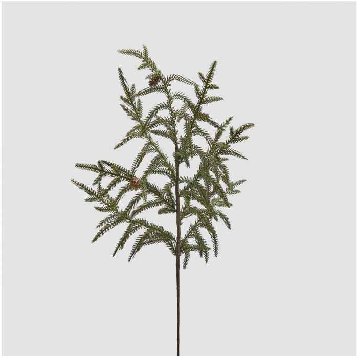 Decoratiune brad ramura Cryptomeria, 68 cm, verde - BraziPremium By OLLMA [2]