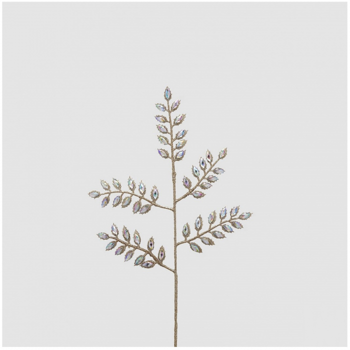 Decoratiune brad ramura Feriga, 40 cm, auriu - BraziPremium.ro [2]