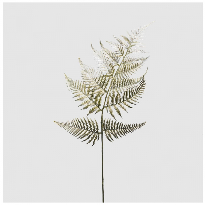 Decoratiune brad ramura Feriga Metalizata, 82 cm, verde - BraziPremium.ro [2]