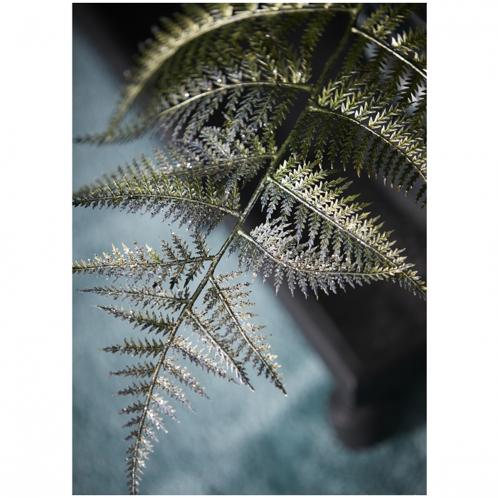 Decoratiune brad ramura Feriga Metalizata, 82 cm, verde - BraziPremium.ro [4]