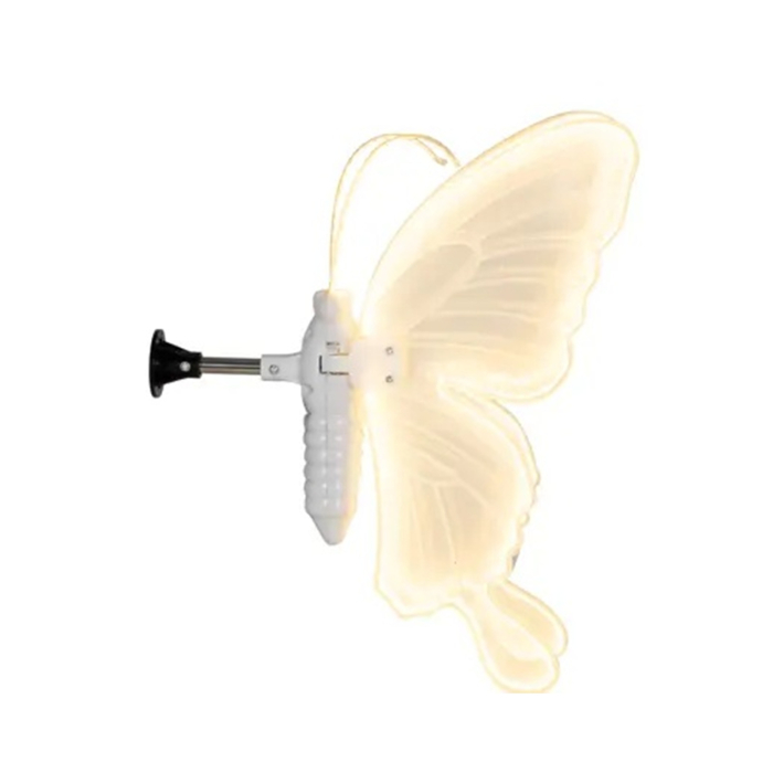 Decoratiune exterior Craciun Fluture cu aripi in miscare, lumina calda, 322 LED-uri, 41x46x21 cm - BraziPremium By OLLMA [4]