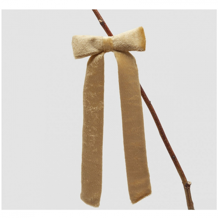 Decoratiune funda pentru brad din catifea, 30x13 cm, auriu - BraziPremium.ro [2]