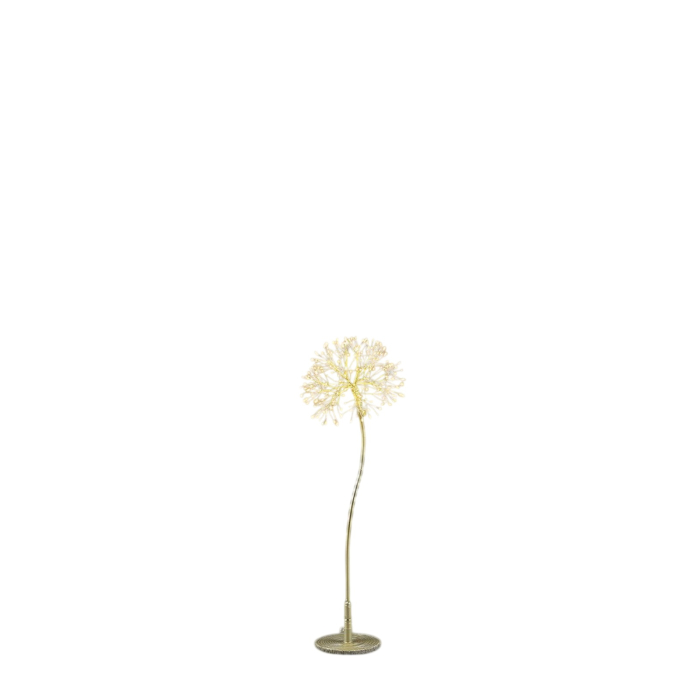 Decoratiune interior Craciun model Floare, 240 MicroLED, 90 cm, IP44, lumina calda, auriu - BraziPremium By OLLMA [2]