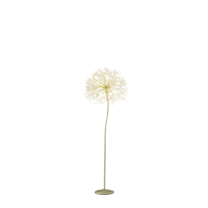 Decoratiune interior Craciun model Floare, 912 MicroLED, 180 cm, IP44, lumina calda, auriu - BraziPremium By OLLMA [2]