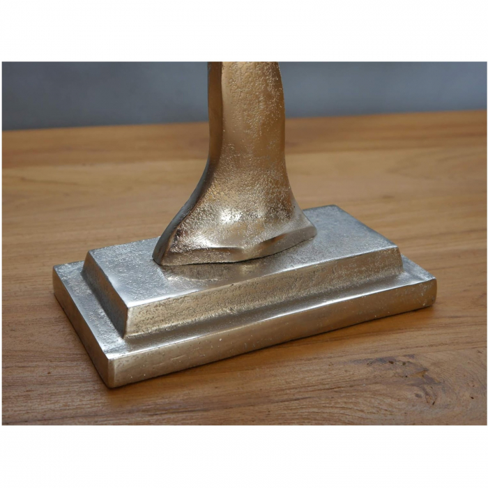 Decoratiune metal Copacul Vietii, 60 cm, argintiu metalizat - BraziPremium.ro [5]