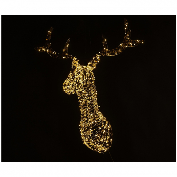Decoratiune Craciun Ren cu microleduri, 75x60x30 cm  - BraziPremium.ro [3]