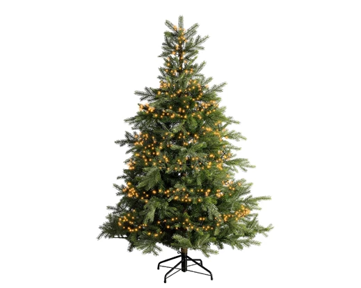 Instalație Lumini LED 2208 Beculețe, 35 m, 8 Funcții Twinkle, Exterior, galben cald, IP44, Transformator Inclus [4]