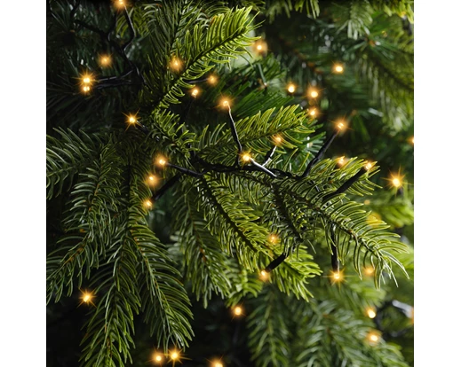 Instalație Lumini LED 2208 Beculețe, 35 m, 8 Funcții Twinkle, Exterior, galben cald, IP44, Transformator Inclus [5]