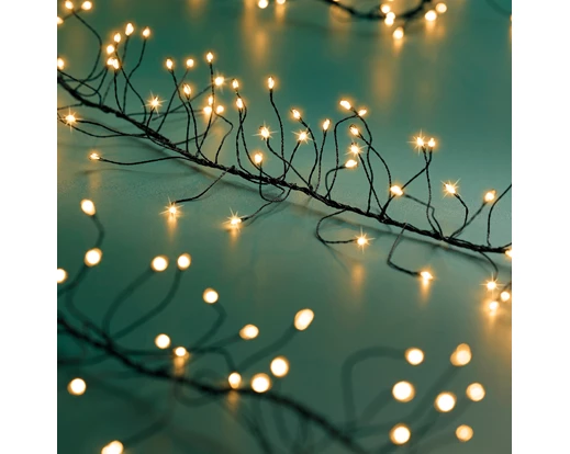 Instalație Micro LED 1440 Beculețe, 9 m, 8 Funcții Twinkle, Exterior, alb cald, IP44, Transformator Inclus - Copie [4]