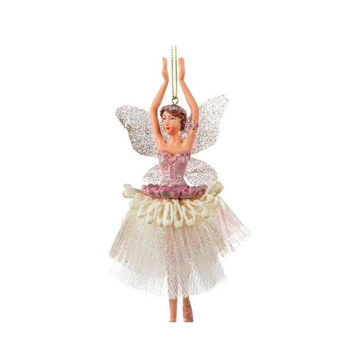 Ornament brad balerina Juliet, 16 cm, roz - BraziPremium.ro [2]