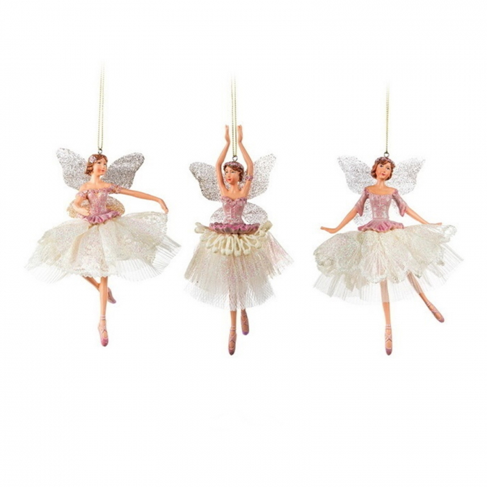 Ornament brad balerina Juliet, 16 cm, roz - BraziPremium.ro [4]