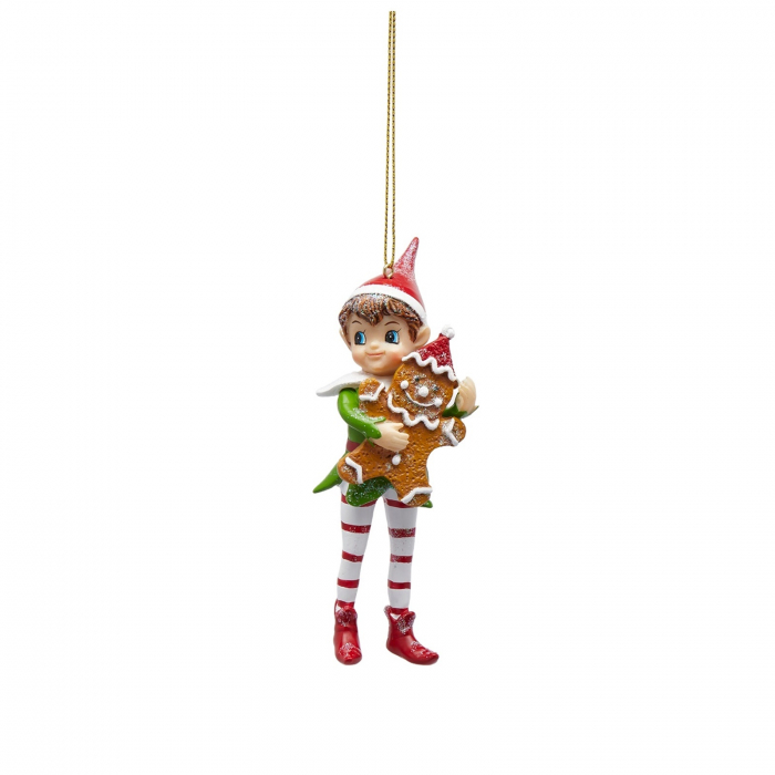 Ornament brad Elf cu fursec, 13 cm, multicolor - BraziPremium.ro [2]