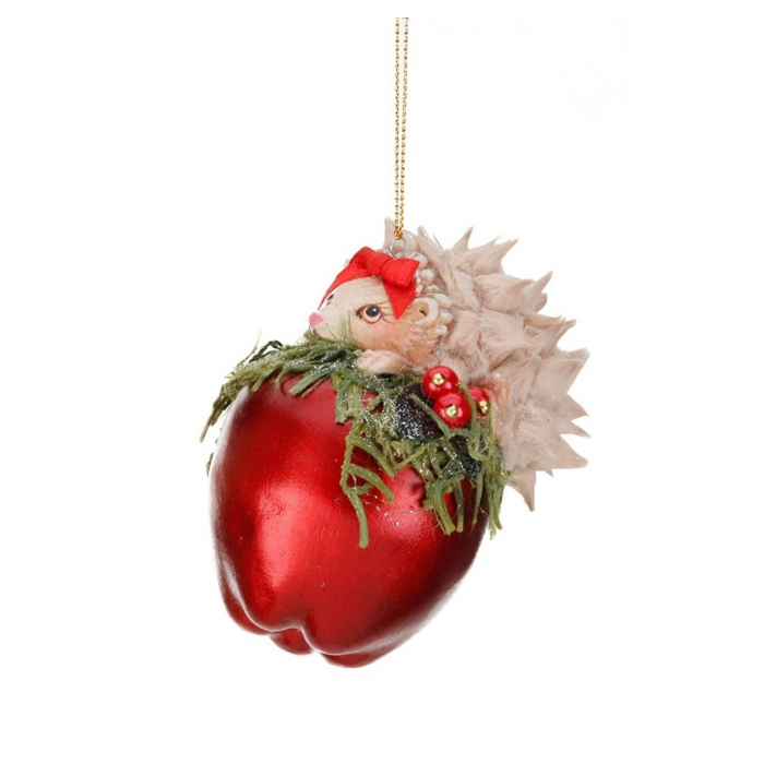 Ornament brad arici pe mar, 12 cm, multicolor - BraziPremium.ro [1]