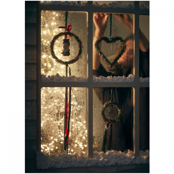 Ornament brad model Coronita Red Berry, 10 cm, verde - BraziPremium.ro [5]