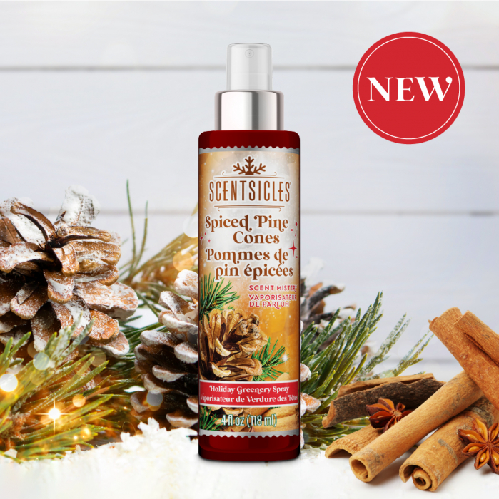 Spray parfumat pentru brad si decorațiuni de Crăciun Spiced Pine Cones, 114 ml [2]