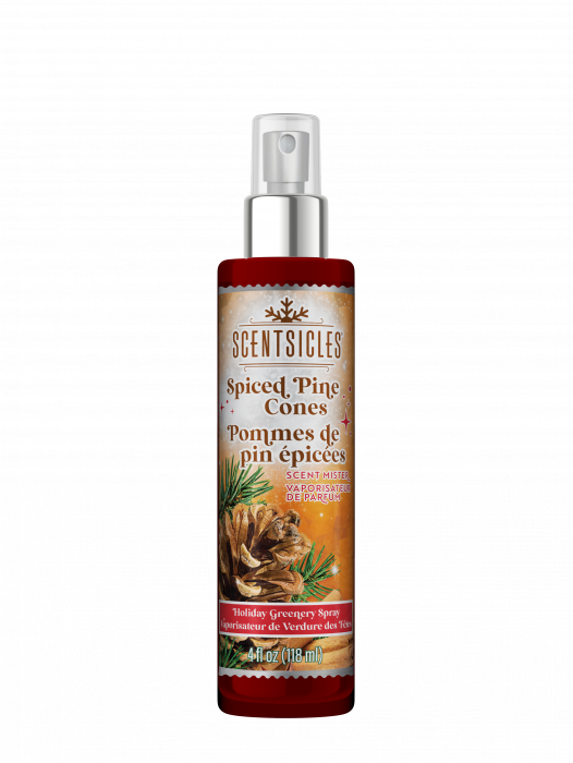 Spray parfumat pentru brad si decorațiuni de Crăciun Spiced Pine Cones, 114 ml [1]