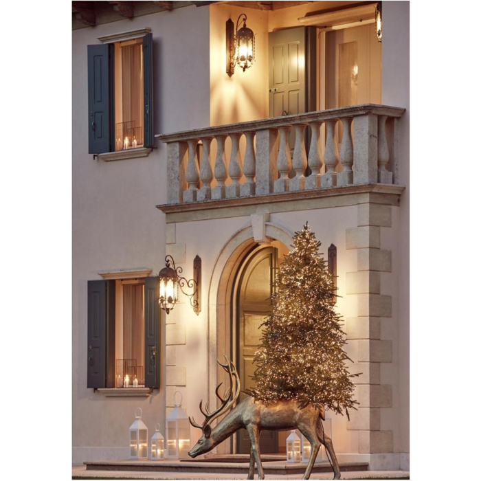 Suport pentru brad model Cerb, 140x162x53, auriu - BraziPremium.ro [6]