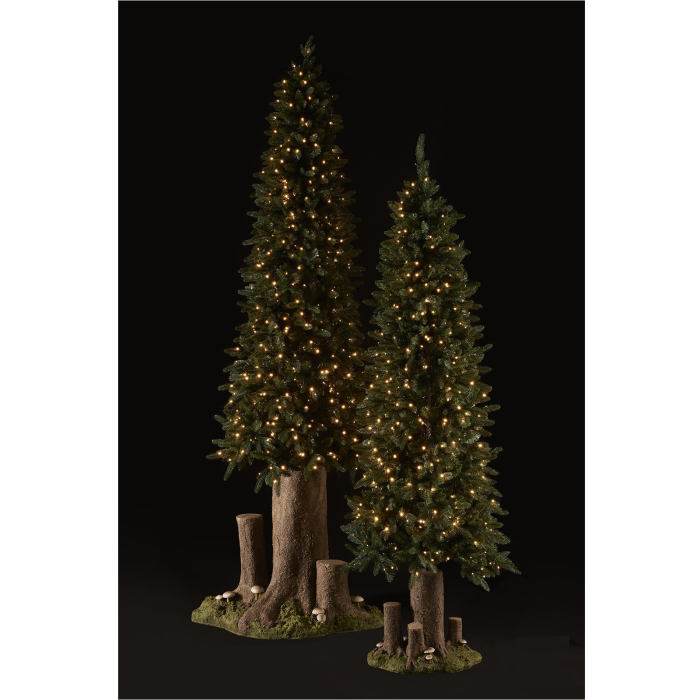 Suport pentru brad model Trunchi, 80x100x50 cm, maro - BraziPremium By OLLMA [2]