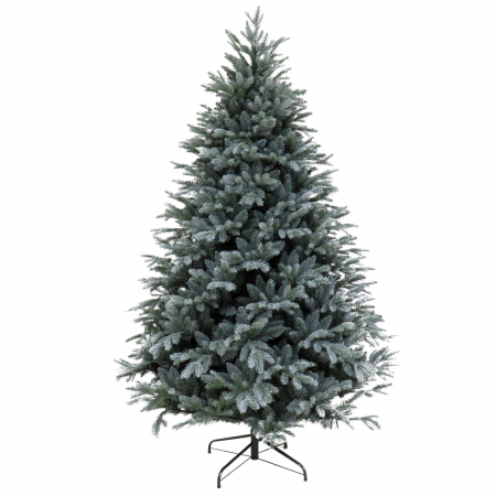 Brazi artificiali ninsi - Brad artificial cu aspect inghetat Frosted Mulberry, PE, 213 cm - BraziPremium.ro