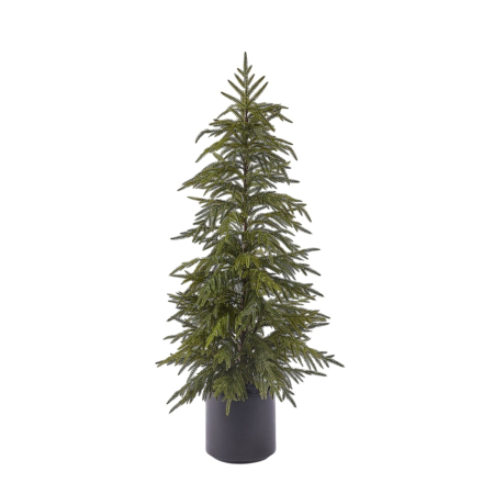 Brad artificial decorativ Cryptomeria, 120 cm, verde - BraziPremium By OLLMA