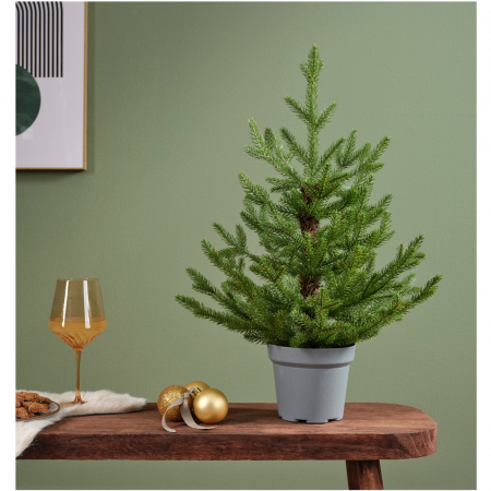 Brad artificial decorativ Norway, 90 cm, verde - BraziPremium By OLLMA [1]