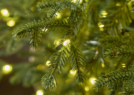 Brad artificial Licurici cu 1000 MINILED URI si ghiveci decorativ, 120 cm,  IP44, verde [3]