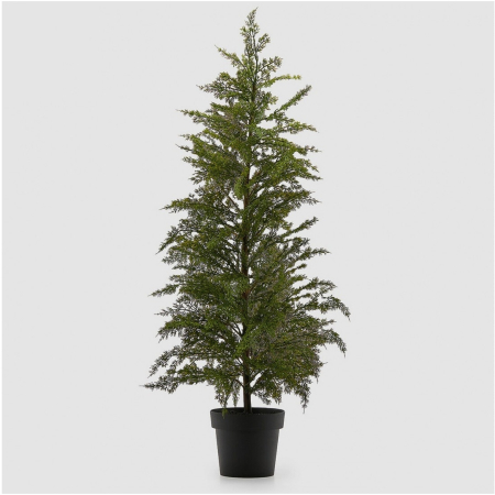 Brad artificial decorativ Tuia, 125 cm, verde - BraziPremium By OLLMA [1]