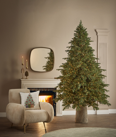 Brazi artificiali verzi - Brad artificial Imperial New cu 4000 MiniLed-uri si telecomanda, 210 cm, Full 3D, PE, verde
