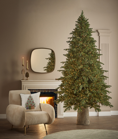 COLECTII CRACIUN 2025 - Brad artificial Imperial New cu 5300 MiniLed-uri si telecomanda, 240 cm, Full 3D, PE, verde