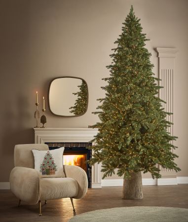 COLECTII CRACIUN 2025 - Brad artificial Imperial New cu 6300 MiniLed-uri si telecomanda, 270 cm, Full 3D, PE, verde