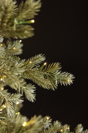 Brad artificial Pino Argentato de Lux cu telecomanda si 6500 Mini Led, PE, 270 cm, verde - BraziPremium.ro [6]