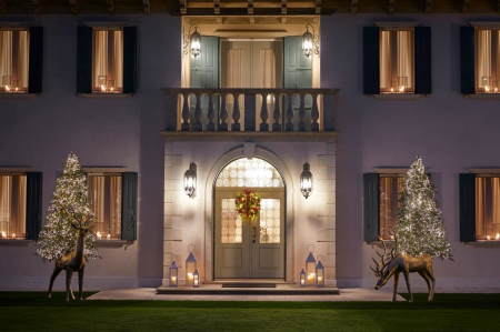 Brad artificial impermeabil Pin Spark de Lux cu 8400 Mini Led, exterior-interior, PE, 270 cm, verde - BraziPremium.ro [5]
