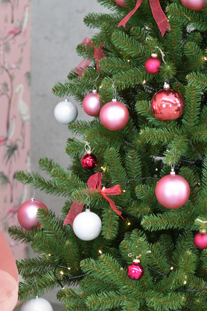 Brad artificial Palmdale, PVC, 243 cm, verde - BraziPremium.ro [2]