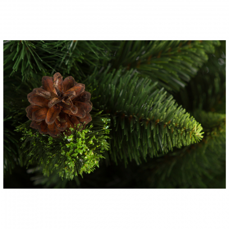 Brad artificial Pin de munte, PVC, 220 cm, verde  - BraziPremium.ro [4]